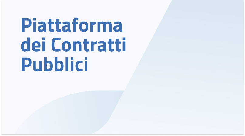 Piattaforma dei Contratti Pubblici Sito web